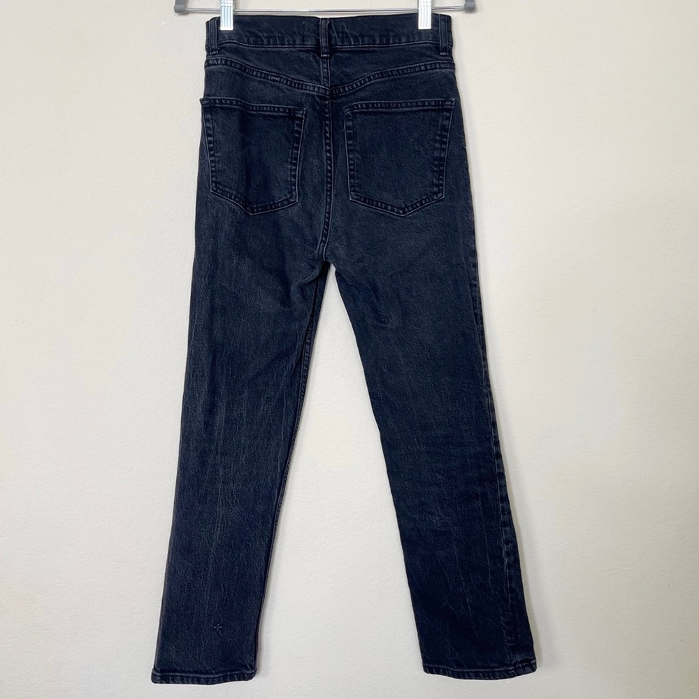 Reformation High‎ Rise Slim Leg Washed Black Jean - Picture 5 of 11